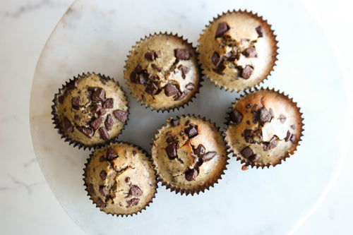 Banana Chocolate Muffins (Dozen)