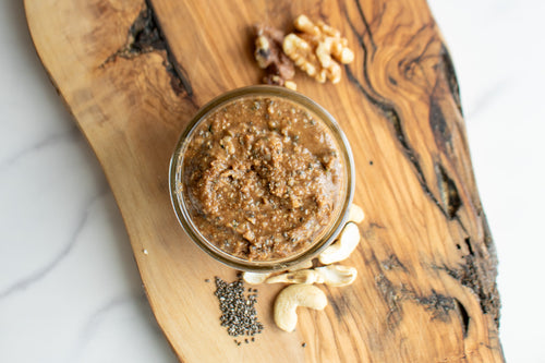 Cinnamon Walnut Cashew Chia Hemp Butter