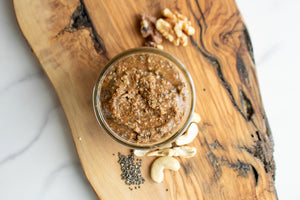 Cinnamon Walnut Cashew Chia Hemp Butter