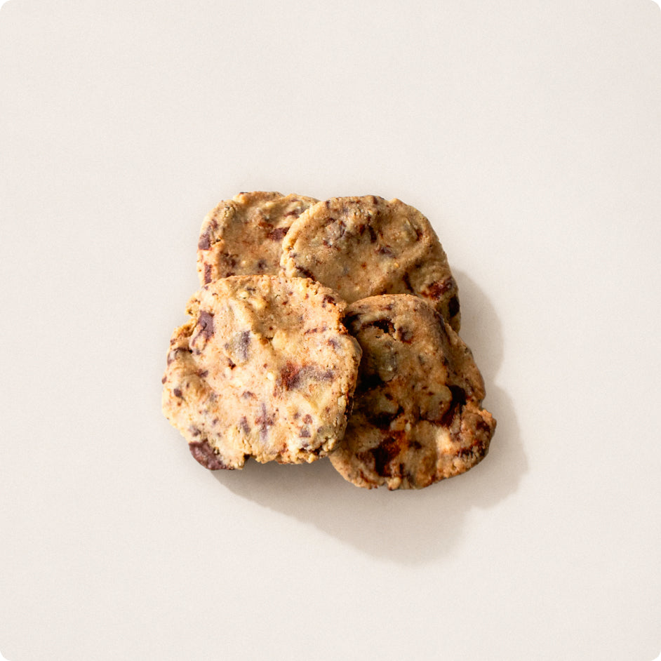 Raw Chocolate Chip Cookies
