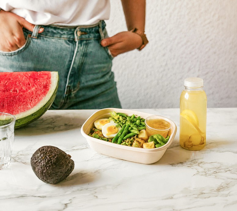 A chef-prepared Gut Reset meal on the table